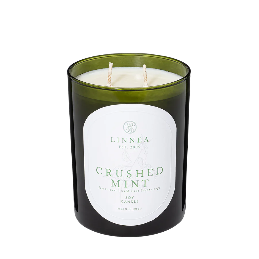 Linnea & Co. | Crushed Mint Large 2 Wick Candle