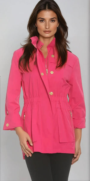 Ciao Milano | Tess Anorak Jacket - Hot Pink