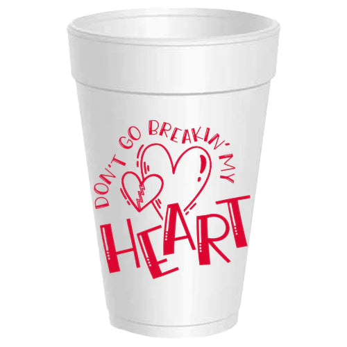 Valentines Styrofoam Cups