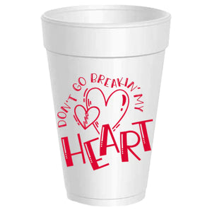 Sassy Cups | Valentines Styrofoam Cups