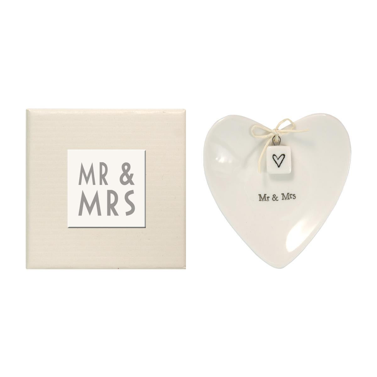 Mr. & Mrs. Ring Dish in Gift Box