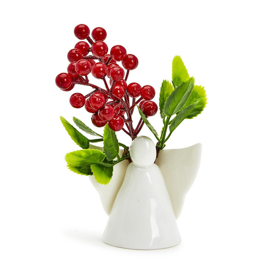 Twos Company | Angel Decorative Sculpture Vase/Candleholder
