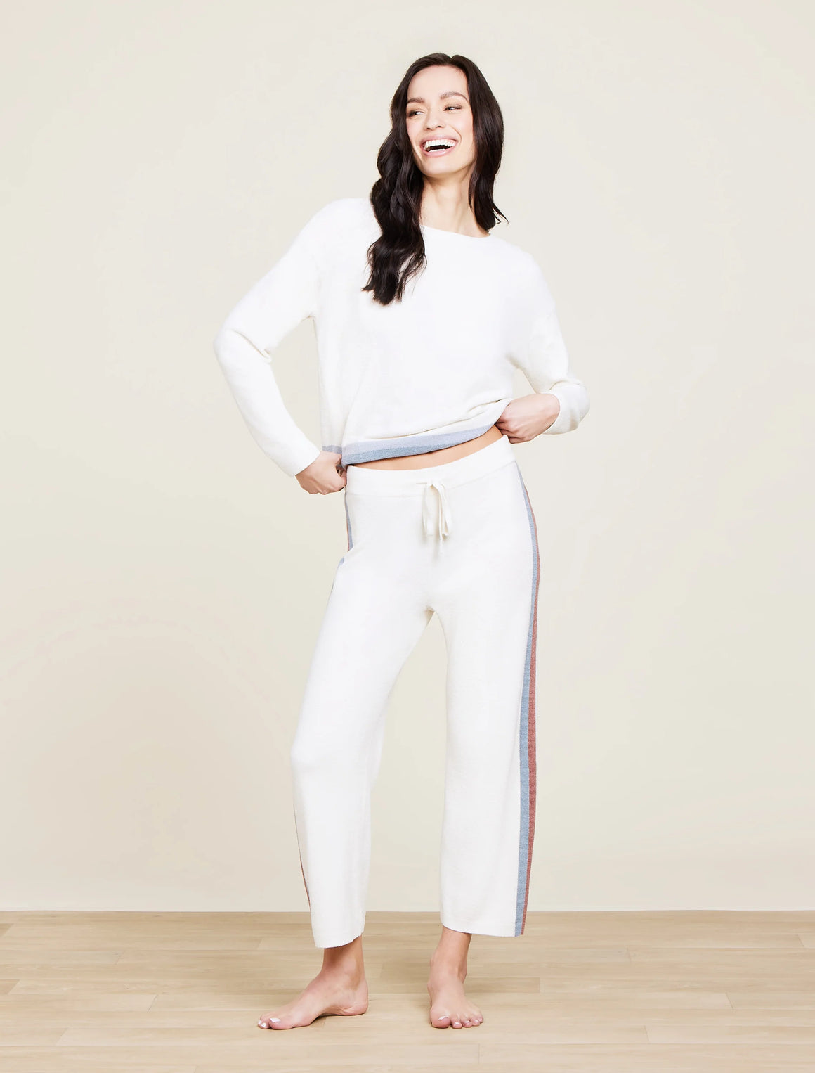 Barefoot Dreams | CozyChic Ultra Lite® Multi Stripe Wide Leg Pant