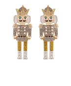 Stella | Linked Nutcracker with Glitter Drop Earrings