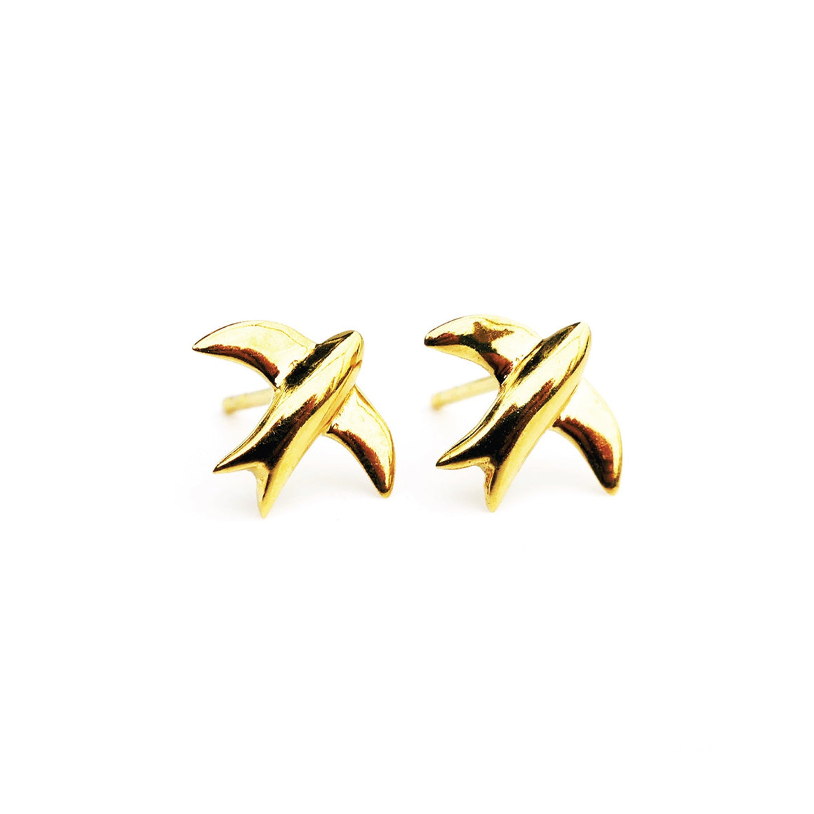 lime tree design | Gold Stud Earrings