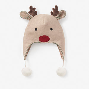 Elegant Baby | Reindeer Aviator Hat