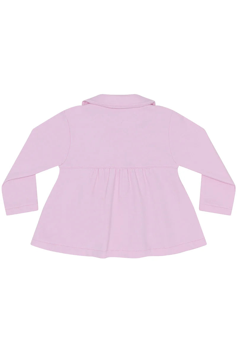 Elise Bow Coat - Pink