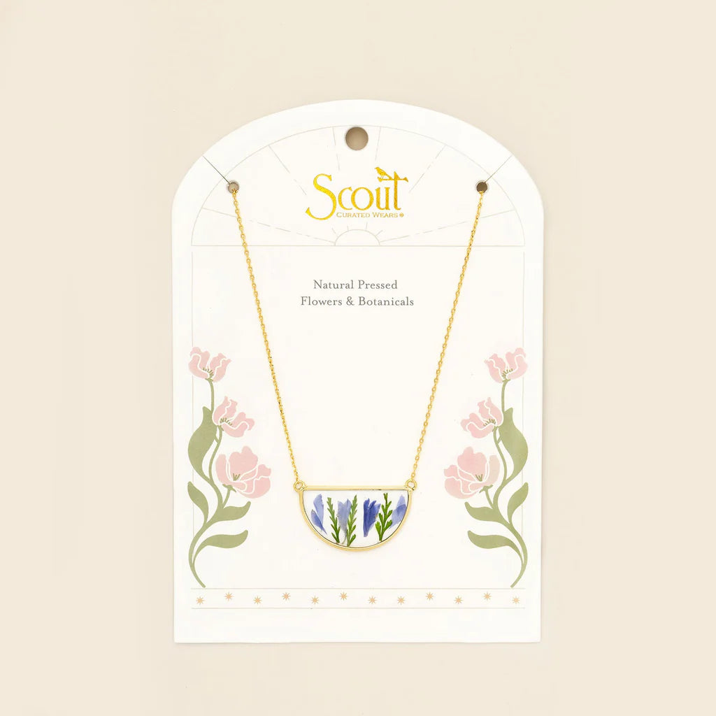 Pressed Flower Necklace