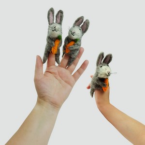Bunny Felt Finger Puppets