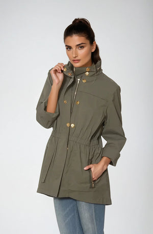 Ciao Milano | Tess Anorak Jacket - Olive