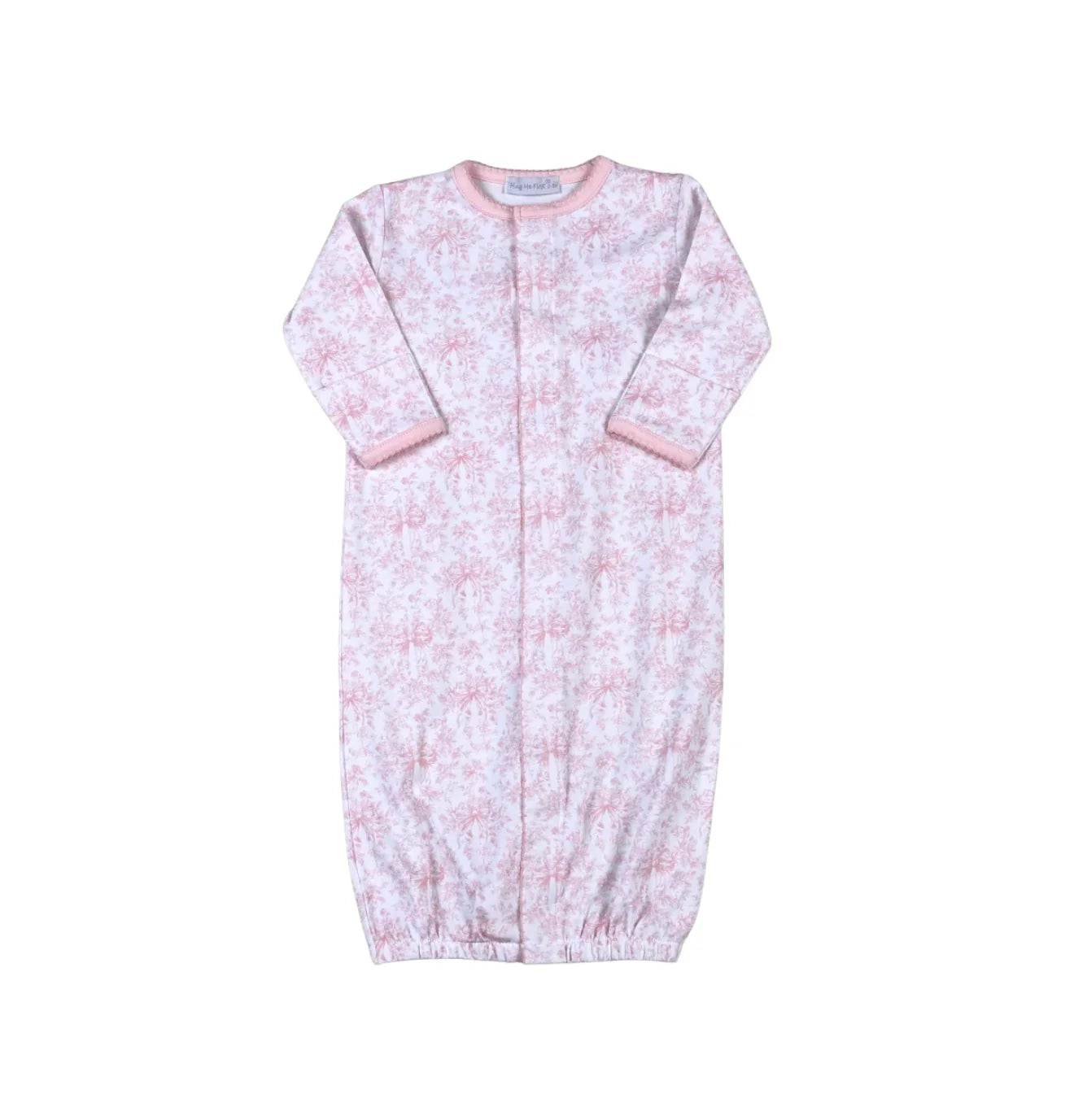 Gigi Pink Toile Gown Pima Cotton