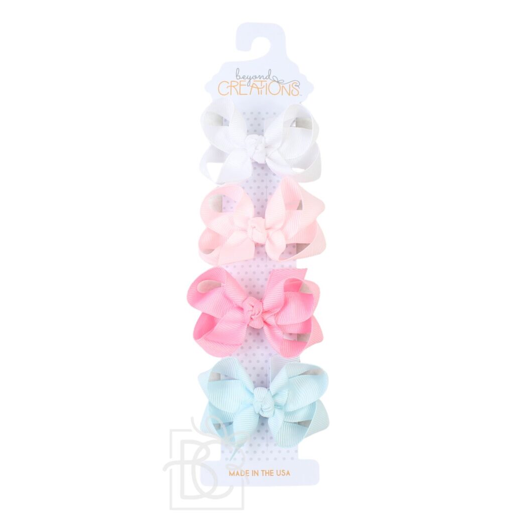 Grosgrain Hairbow Gift Set of 4 - 2"