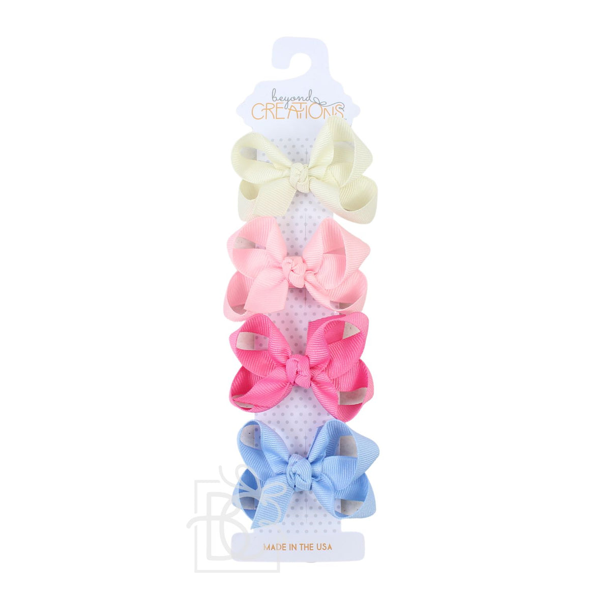 Grosgrain Hairbow Gift Set of 4 - 2"