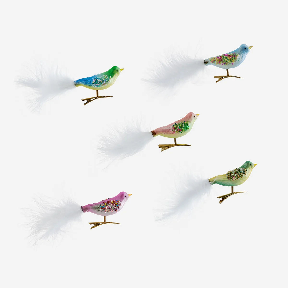 Pastel Bird Clip-On Ornament