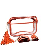 Golden Stella | Color Trim Clear Stadium Rectangle Crossbody Bag