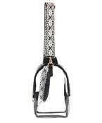Clear Stadium Sling Bag with Woven Guitar Strap