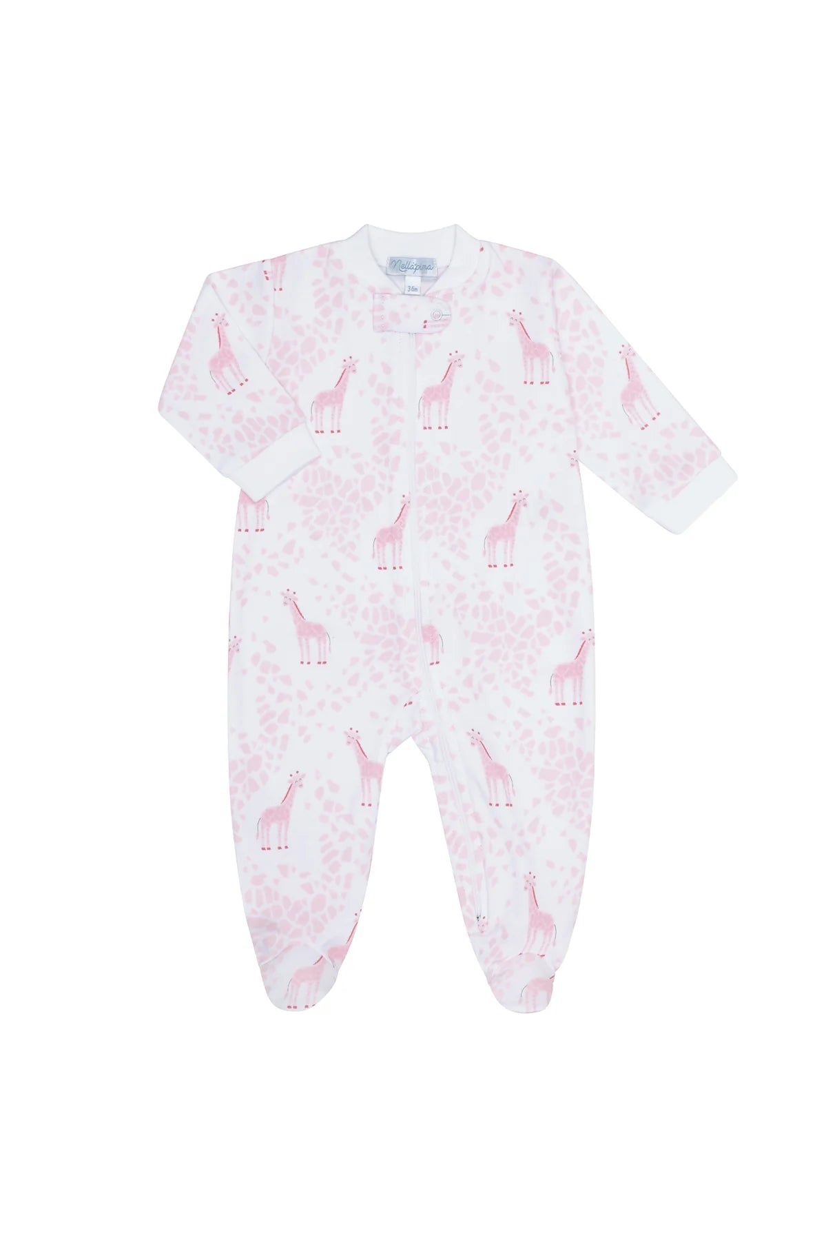 Nellapima | Pink Safari Zipper Footie