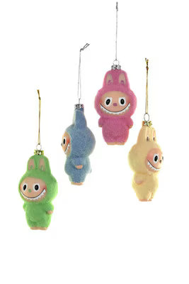 Fuzzy Monster Ornaments