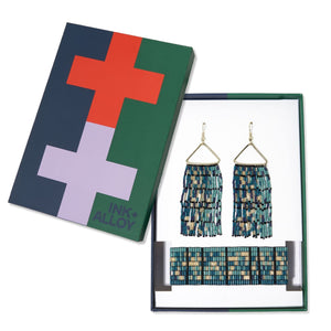 INK + ALLOY | Holiday Earrings + Bracelet Gift Set