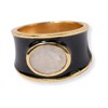 Ink + Alloy | Hazel Oval Stone Enamel Ring