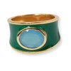 Ink + Alloy | Hazel Oval Stone Enamel Ring