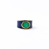 Ink + Alloy | Hazel Oval Stone Enamel Ring