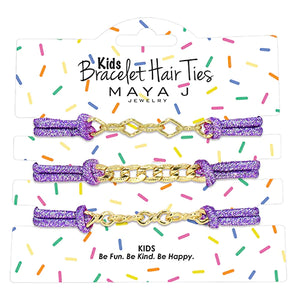 Maya J | Kids Bracelet Hair Tie Set