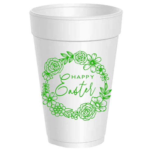 Easter Styrofoam Cups