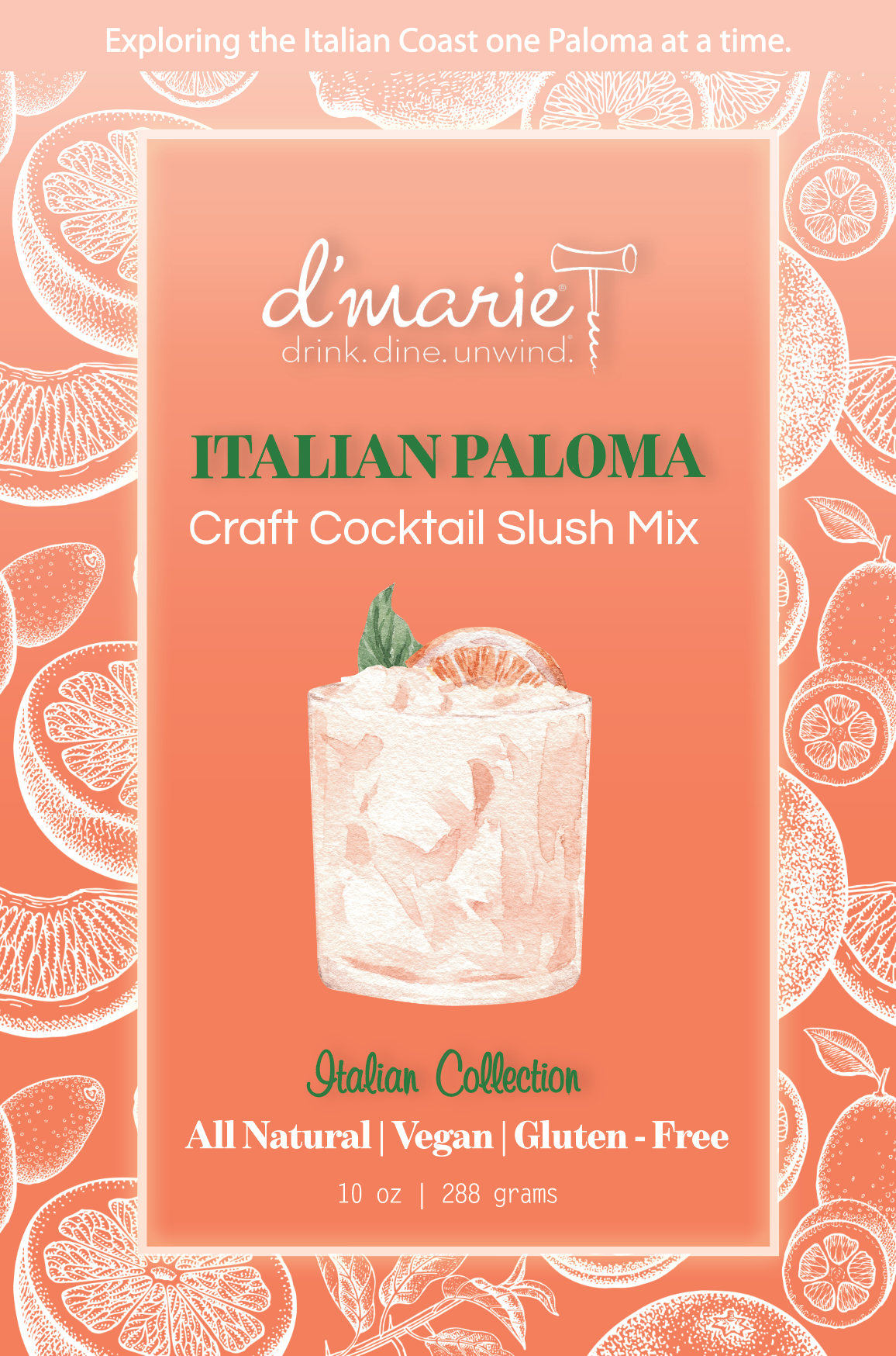 Italian Paloma Ready to Freeze Drink Pouch