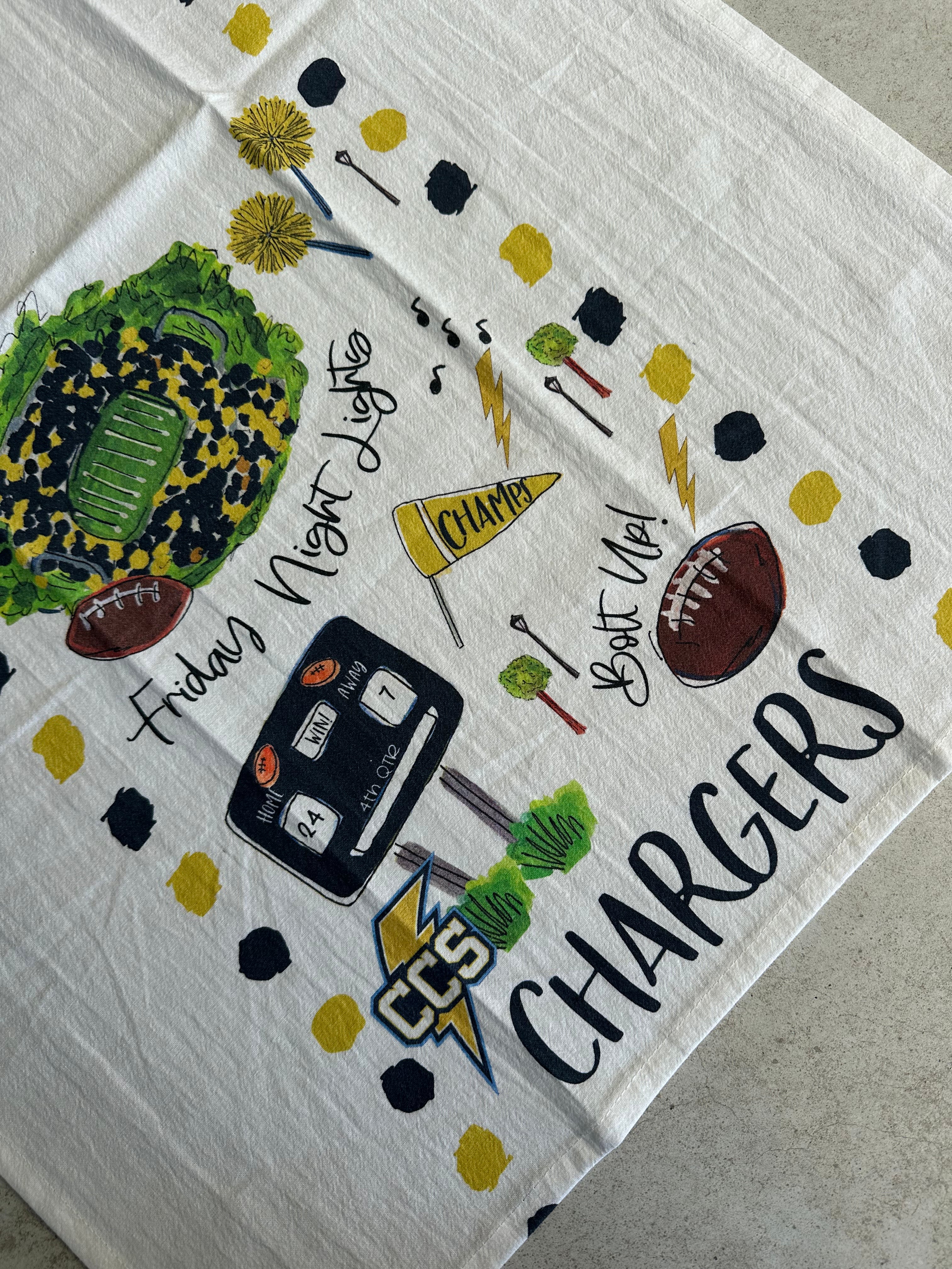 Happy by Rachel | CCS Friday Night Lights Towel