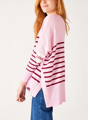 MERSEA | Amour Sweater with Heart Patch