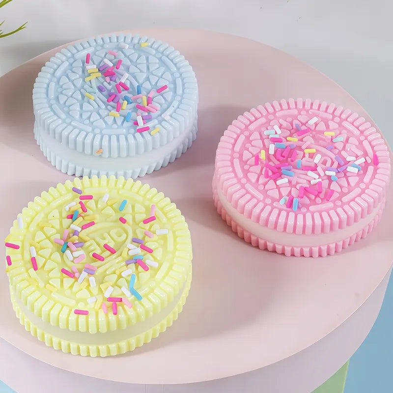 Oreo Cookie with Sprinkles Squishy Toy