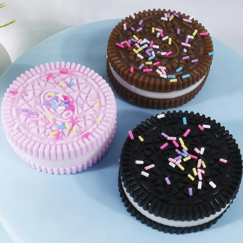 Oreo Cookie with Sprinkles Squishy Toy