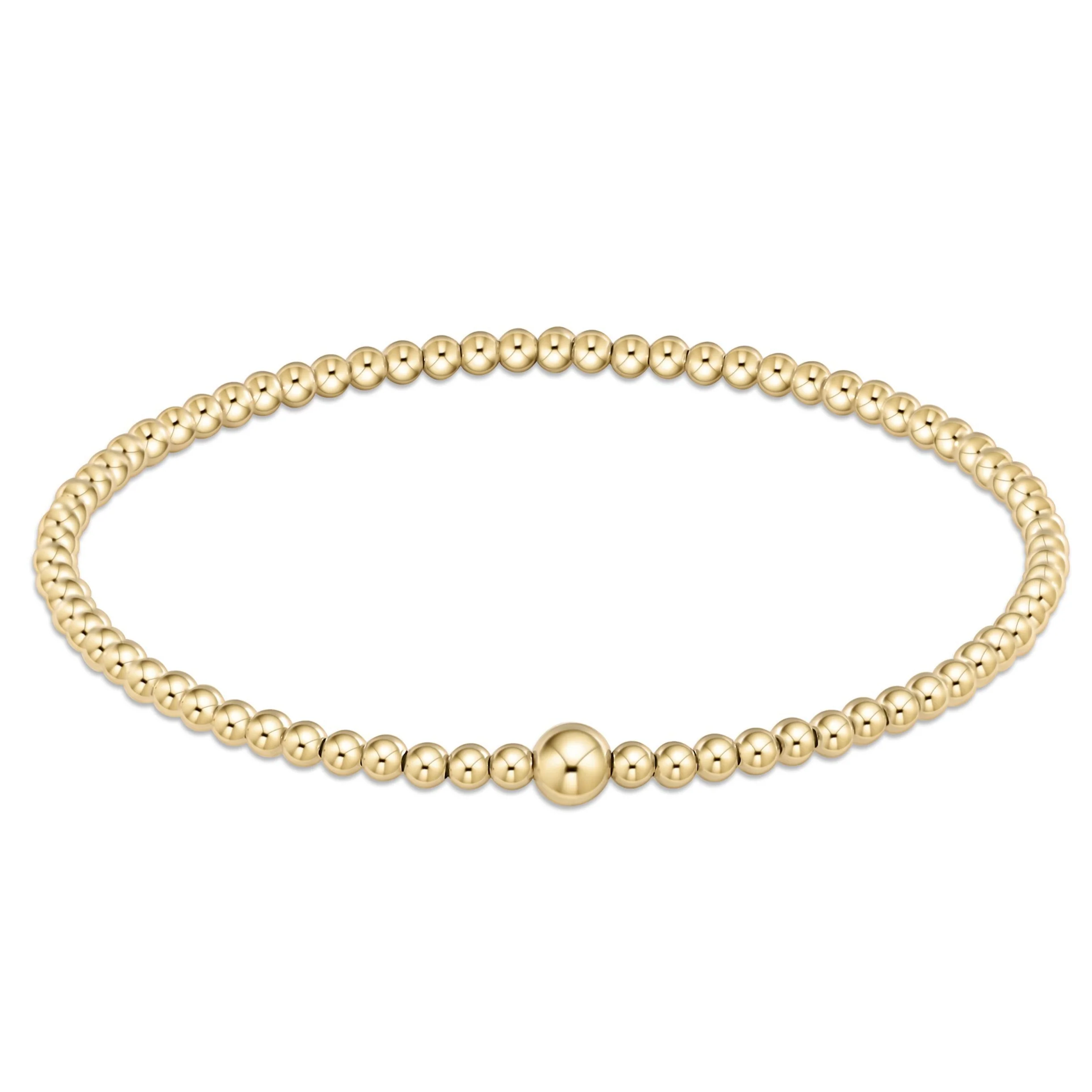 E Newton Classic Beaded Bangle Bracelets