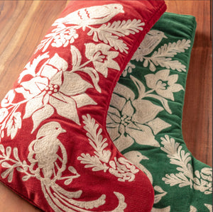 Toile Christmas Stockings