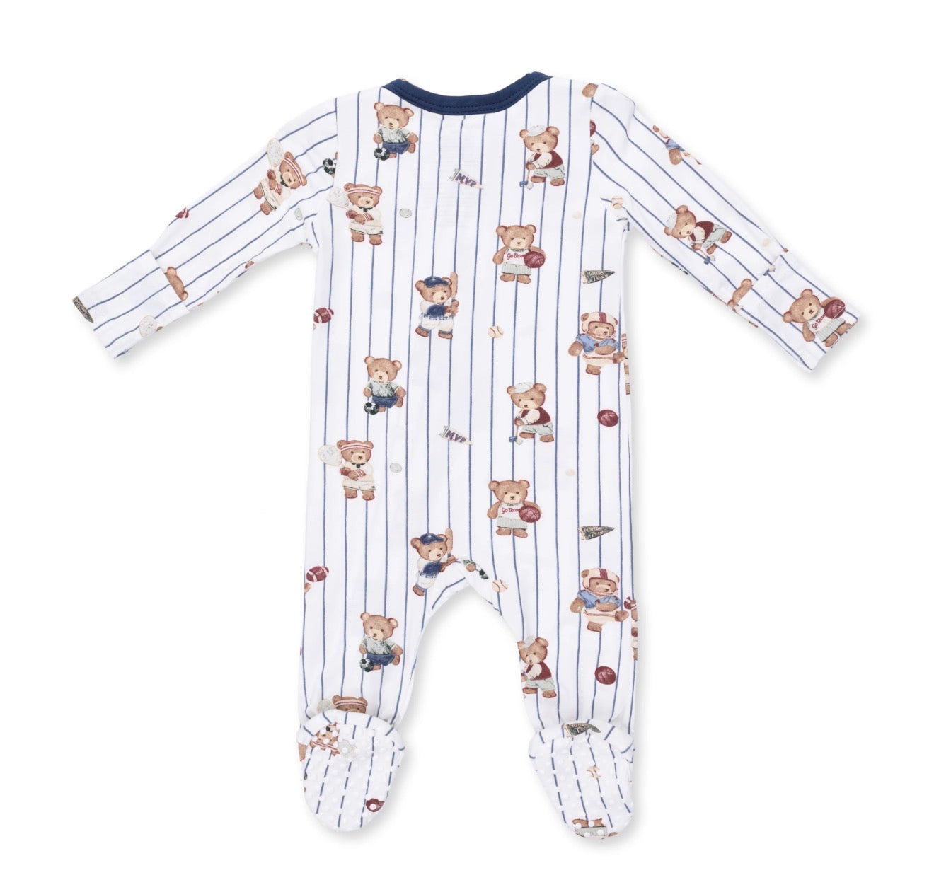 Mixed Sports Bears 2 Way Zipper Footie