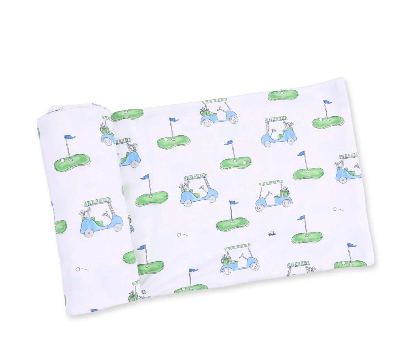 Golf Carts Swaddle Blanket