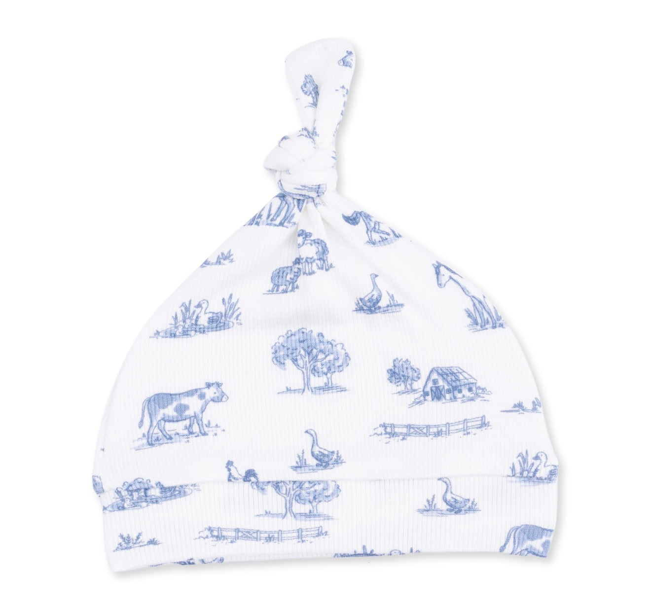 Farm Friends Knotted Gown & Knotted Hat Set