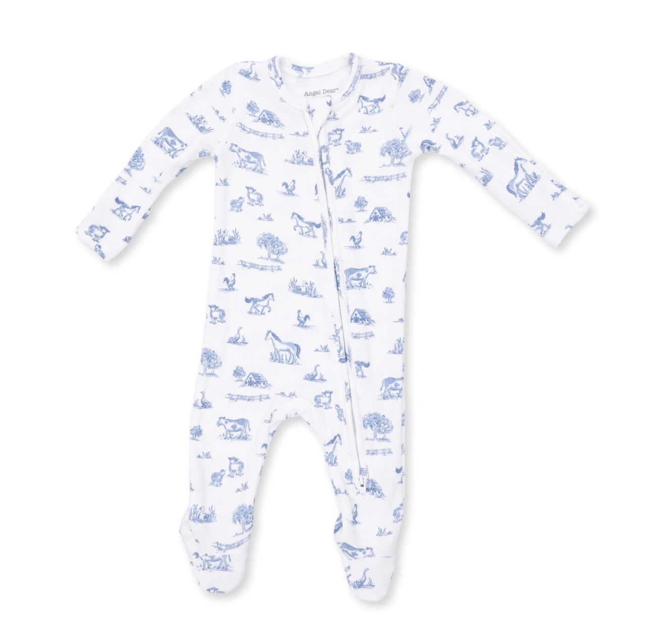 Farmer Friends 2-Way Zipper Footie