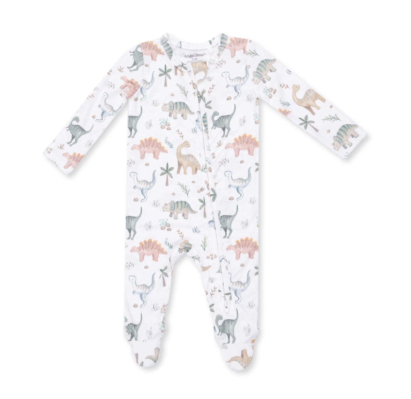 Sweet Baby Dinos 2-Way Zipper Footie