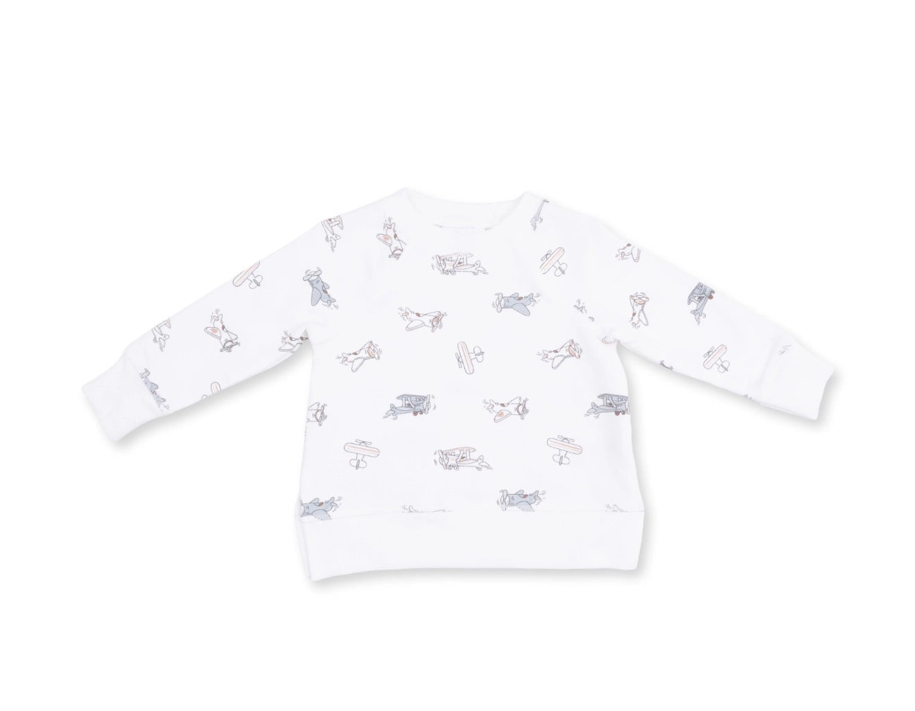 Vintage Airplane Pilots Raglan Sweatshirt