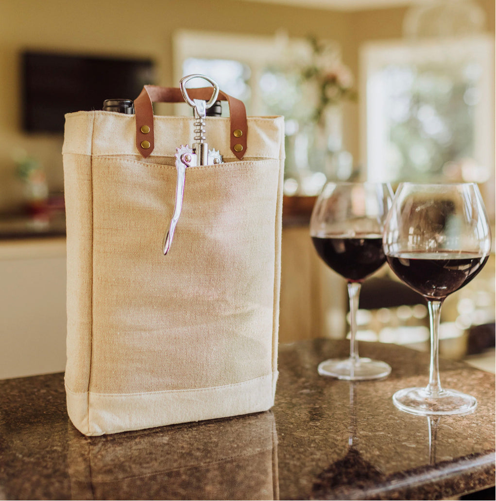 2 Bottle Insulated Wine Cooler Bag