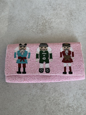 Nutcracker Beaded Clutch