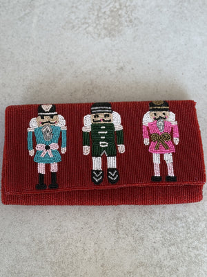 Nutcracker Beaded Clutch