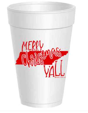 Sassy Cups | Christmas Styrofoam Cups