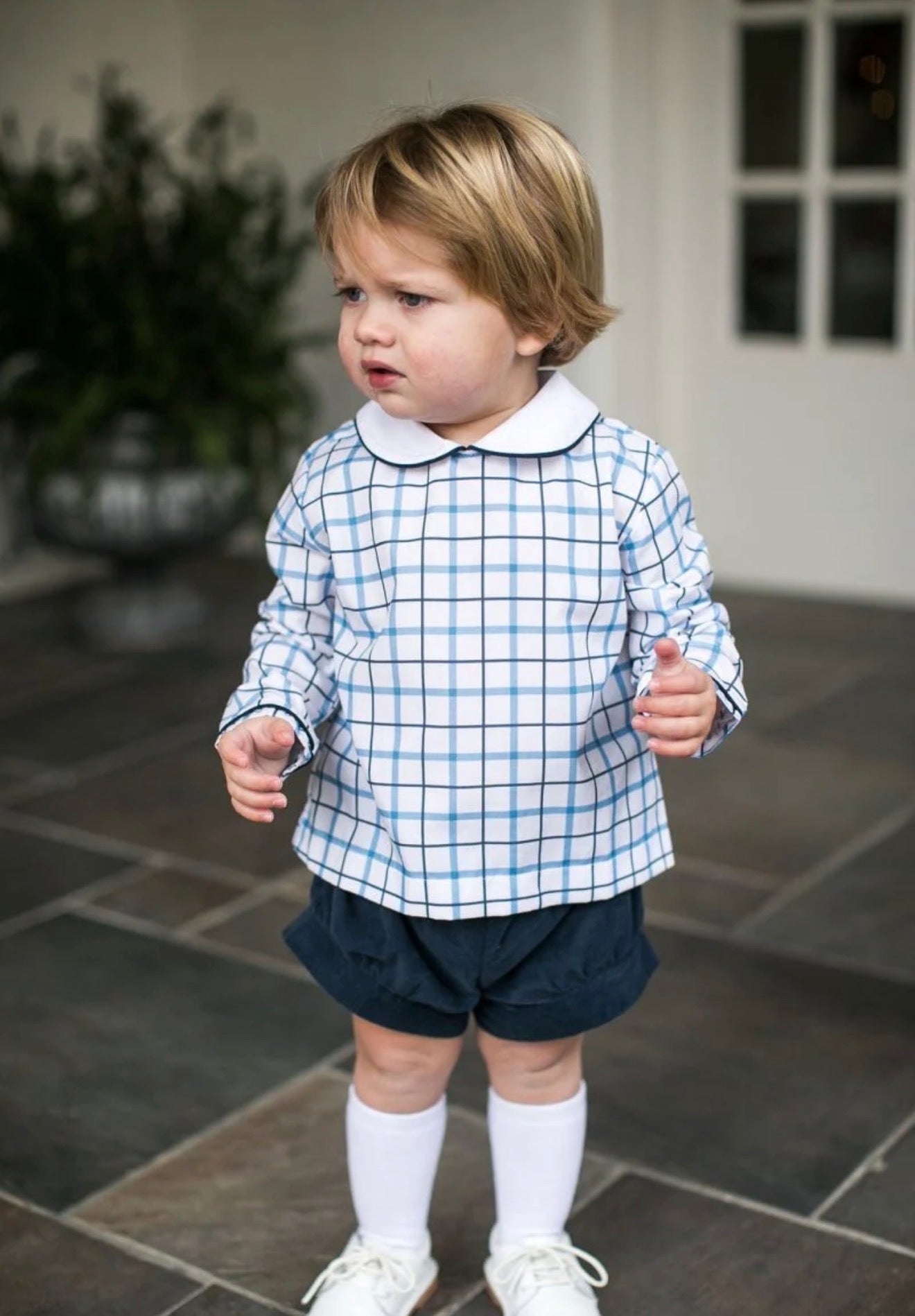 Sibley Short Set - Heritage Check & Princeton Navy