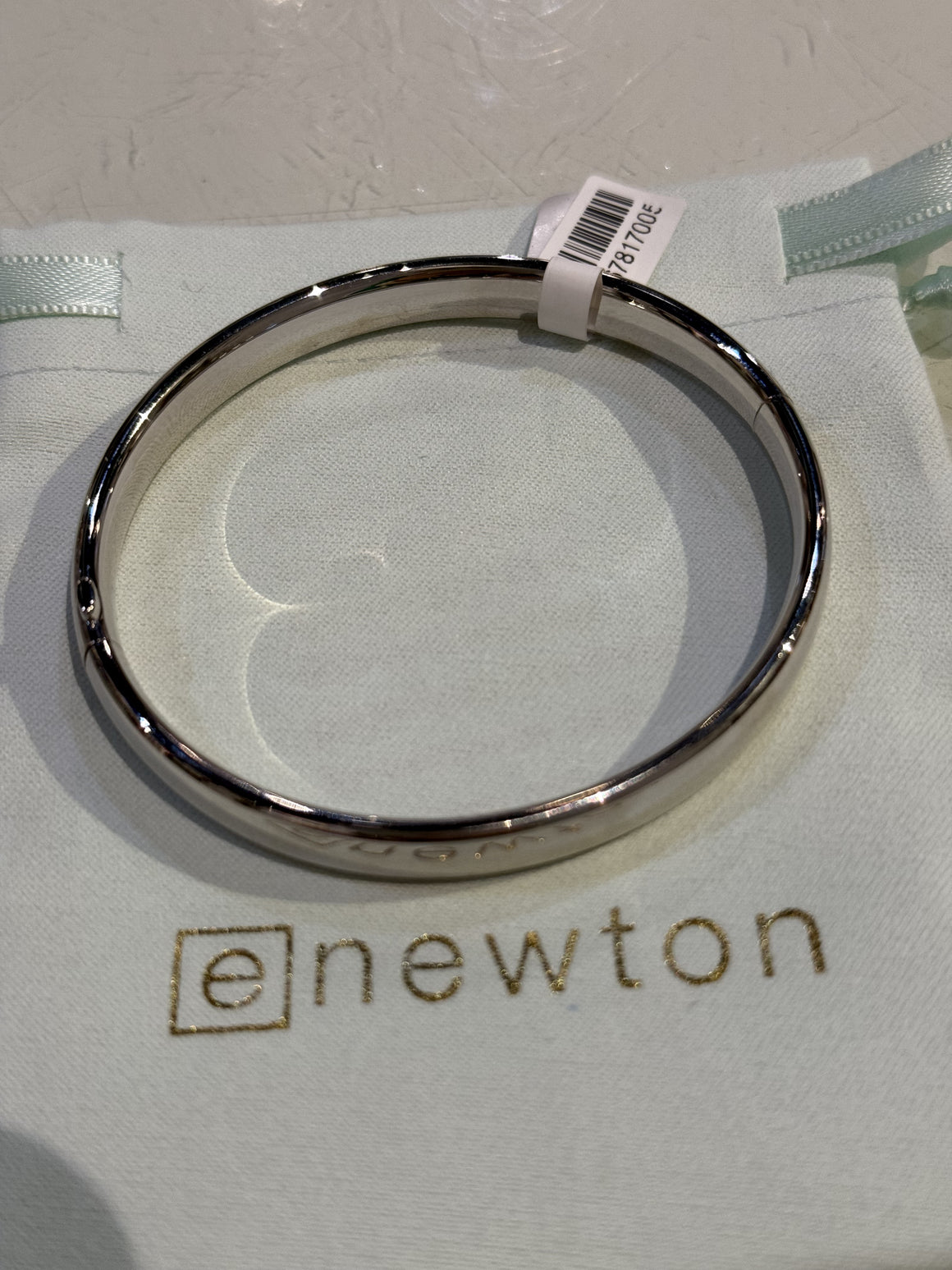 eNewton | Cherish Sterling Bangle Bracelet - Medium