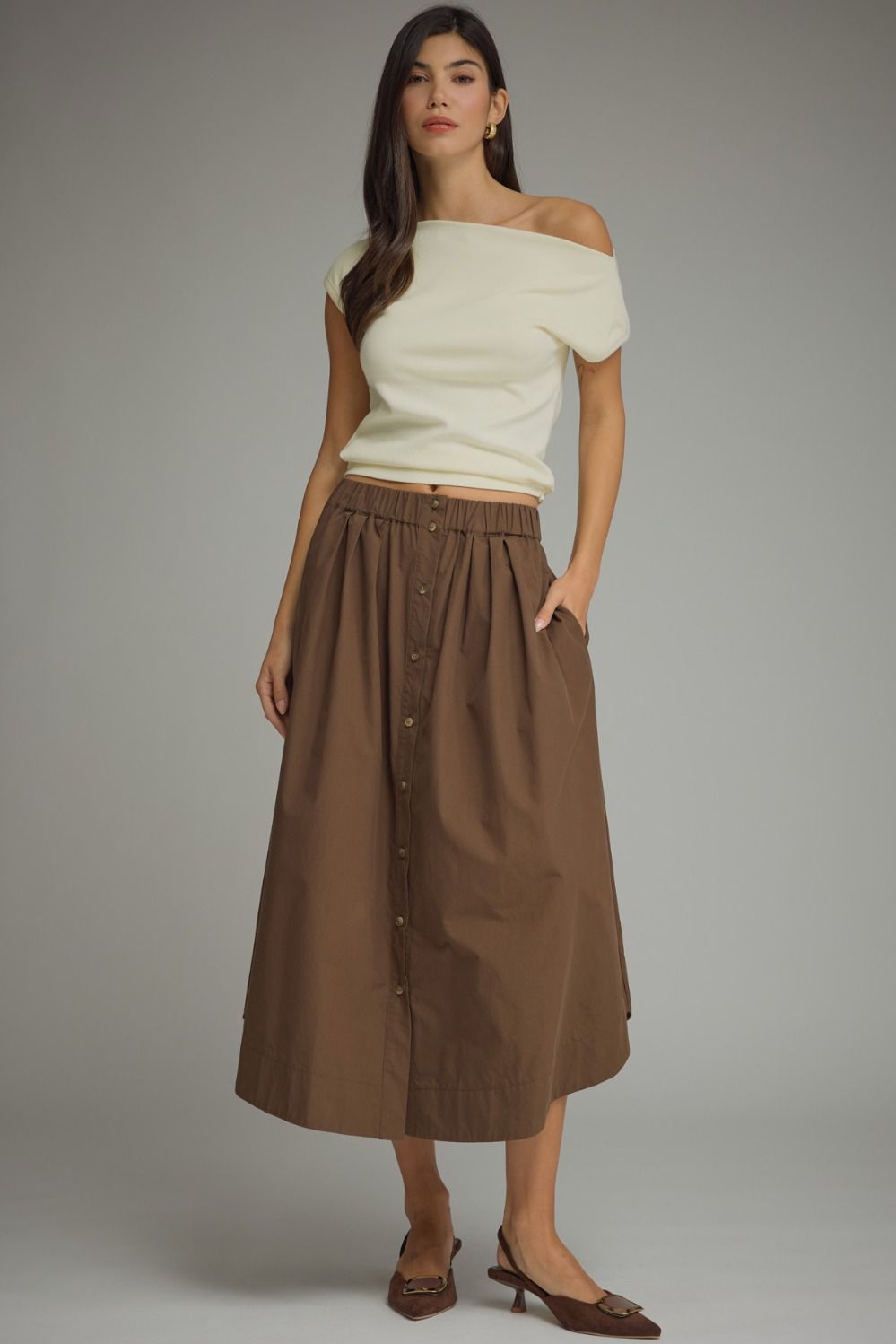 Brinkley Espresso Skirt