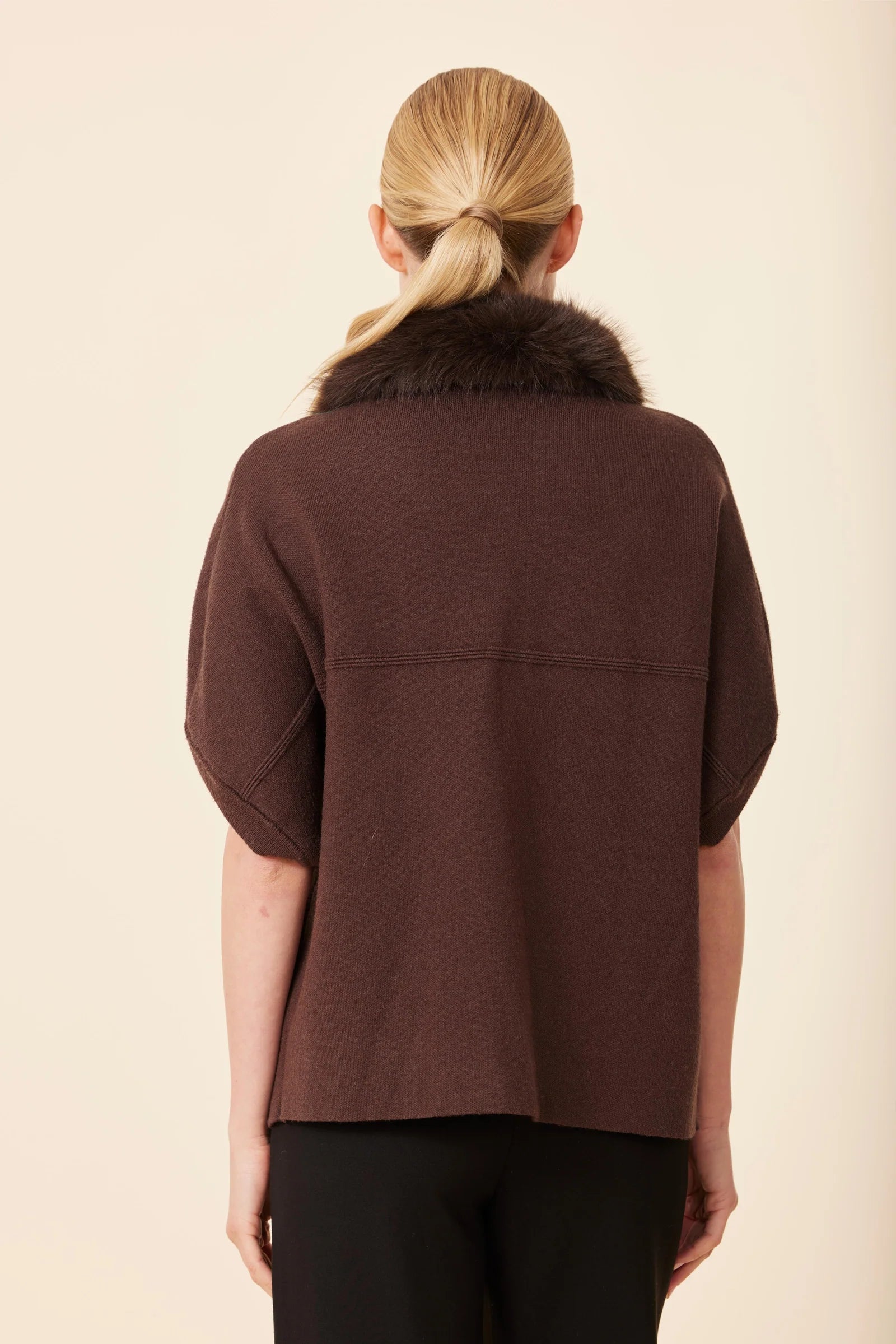 Eliana Fur Trimmed Cardigan