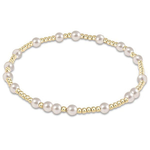 Extends Hope Unwritten 4mm Bracelet - Pearl